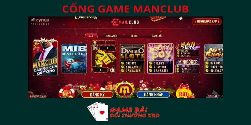 Game bài siêu hot tại Manclub