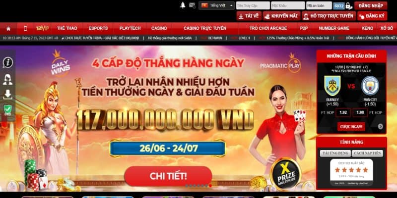 12BET - Nhà cái tặng tiền uy tín nhất 2024