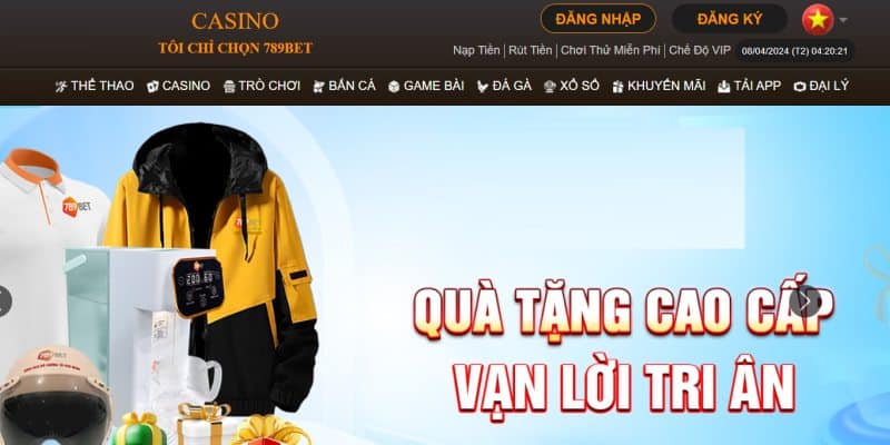 Nhà cái tặng tiền hấp dẫn 789Bet